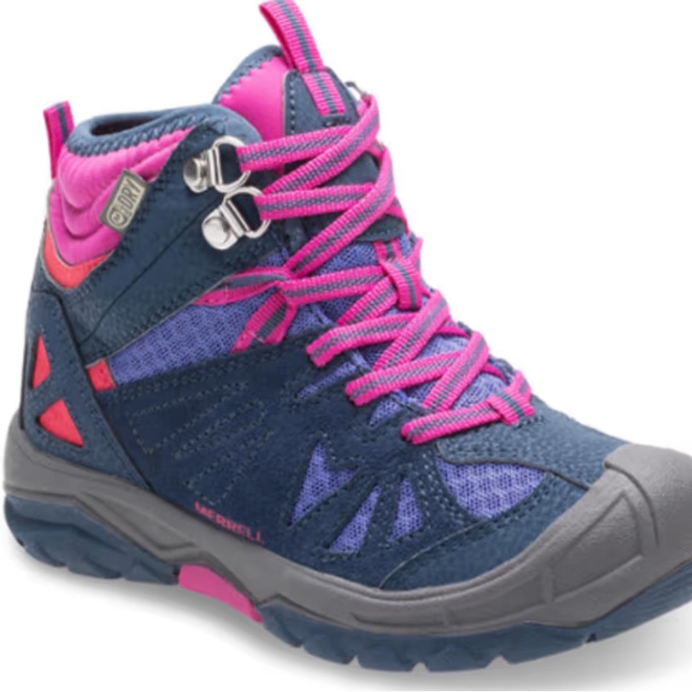 Stylish Kids' Navy and Pink Adventure Boots